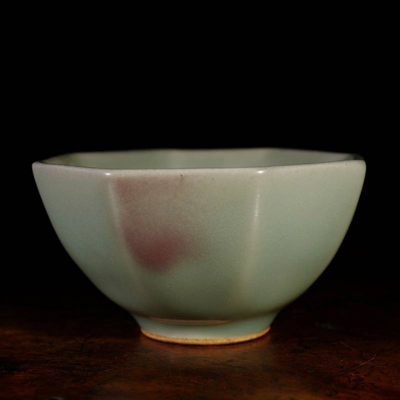 小神仙窑王铮仿古釉钧瓷八方杯 河南传统钧窑主人杯茶杯
