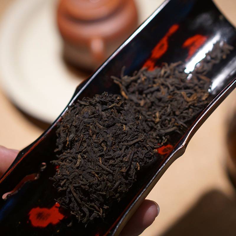 传老广西六堡茶2006年高山六堡散茶黑茶老茶250g装三鹤六堡