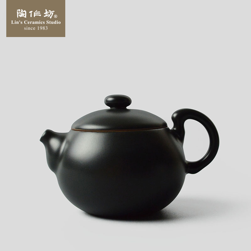 陶作坊满富壶茶壶陶瓷单壶 功夫茶壶泡茶水壶日式小茶壶茶器